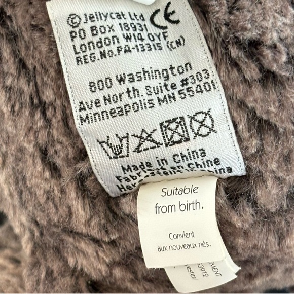 Jellycat Bashful MARTY MOOSE 13” Brown Plush Stuffed Animal Pre-owned - Picture 8 of 10